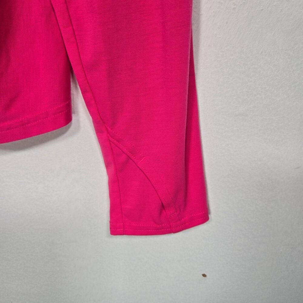 Athleta Essence Pink Twist Top. Size Large. - Picture 6 of 8